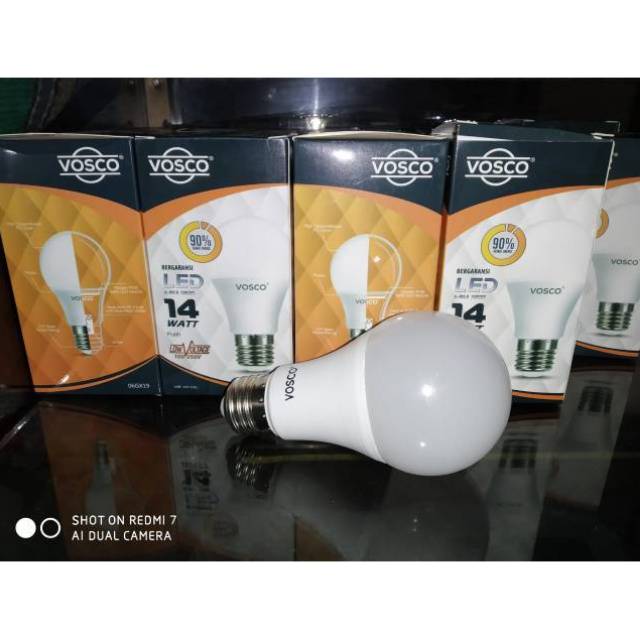Vosco 14 WATT Lampu Bohlam LED 14w  Vosco LED 14 watt Garansi 1Tahun Vosco