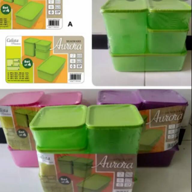 CALISTA AURORA SEALWARE SET