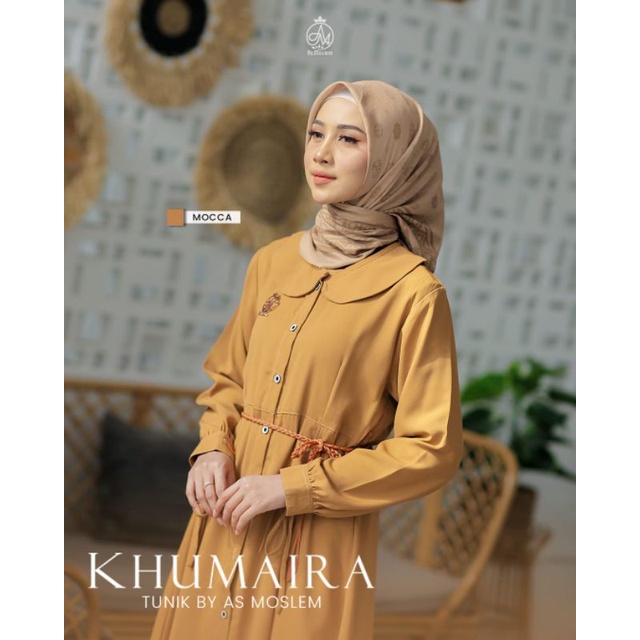 TUNIK KHUMAIRA // ORI AS MOSLEM // TUNIK TERBARU // DRESS AS MOSLEM // SCRAFT TERBARU