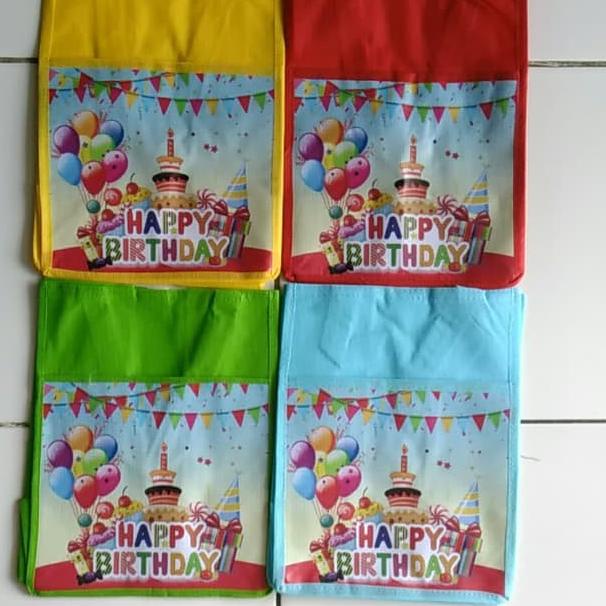 

STAR PROMO - Tas spunbond karakter / goodiebag ulang tahun / ultah anak model tenteng lusinan isi 12