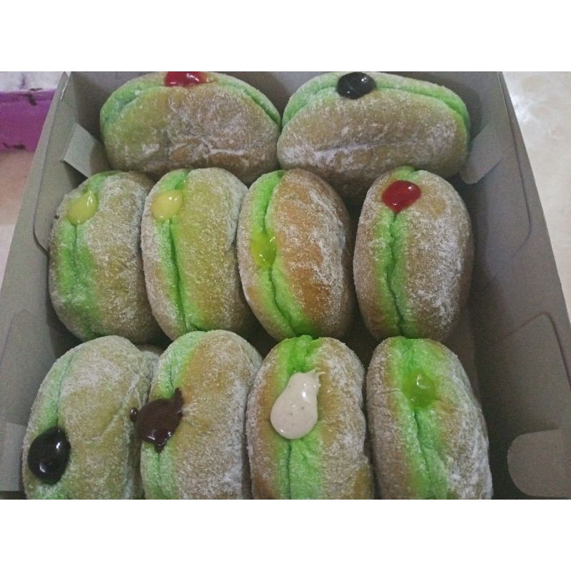 donat bomboloni rasa pandan