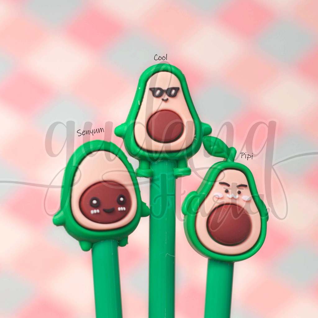 

Pulpen Gel Avocado Pena Lucu Bolpen Alpukat Unik GH 307177