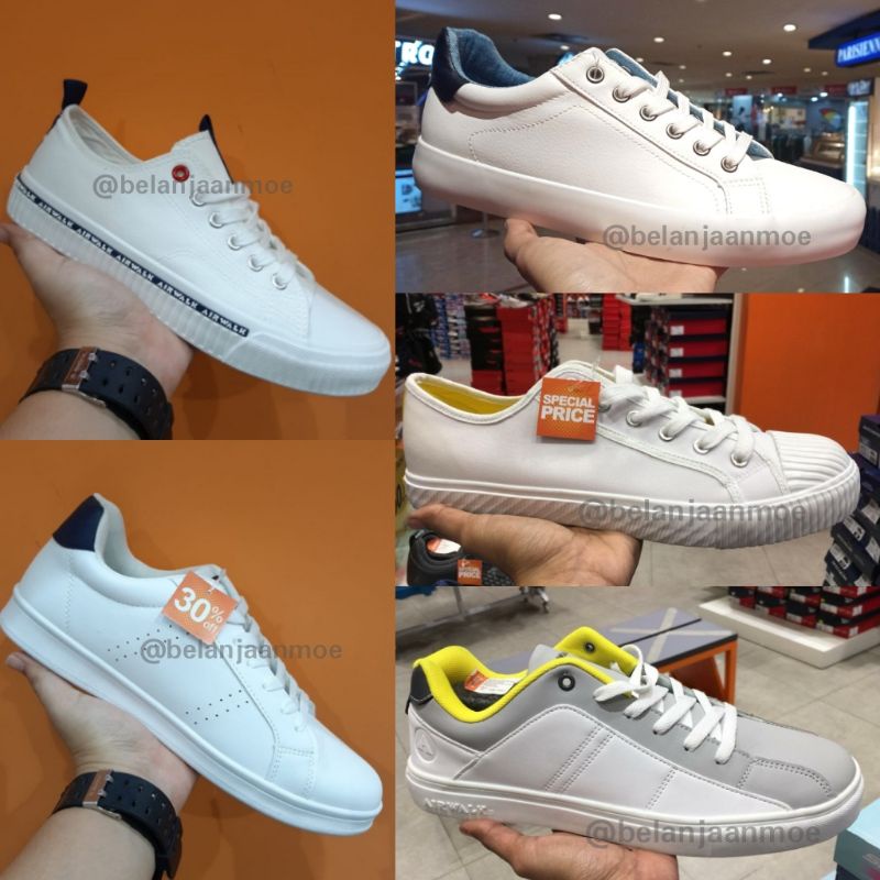 SALE Airwalk  White sepatu  full putih  pria  wanita Shopee 