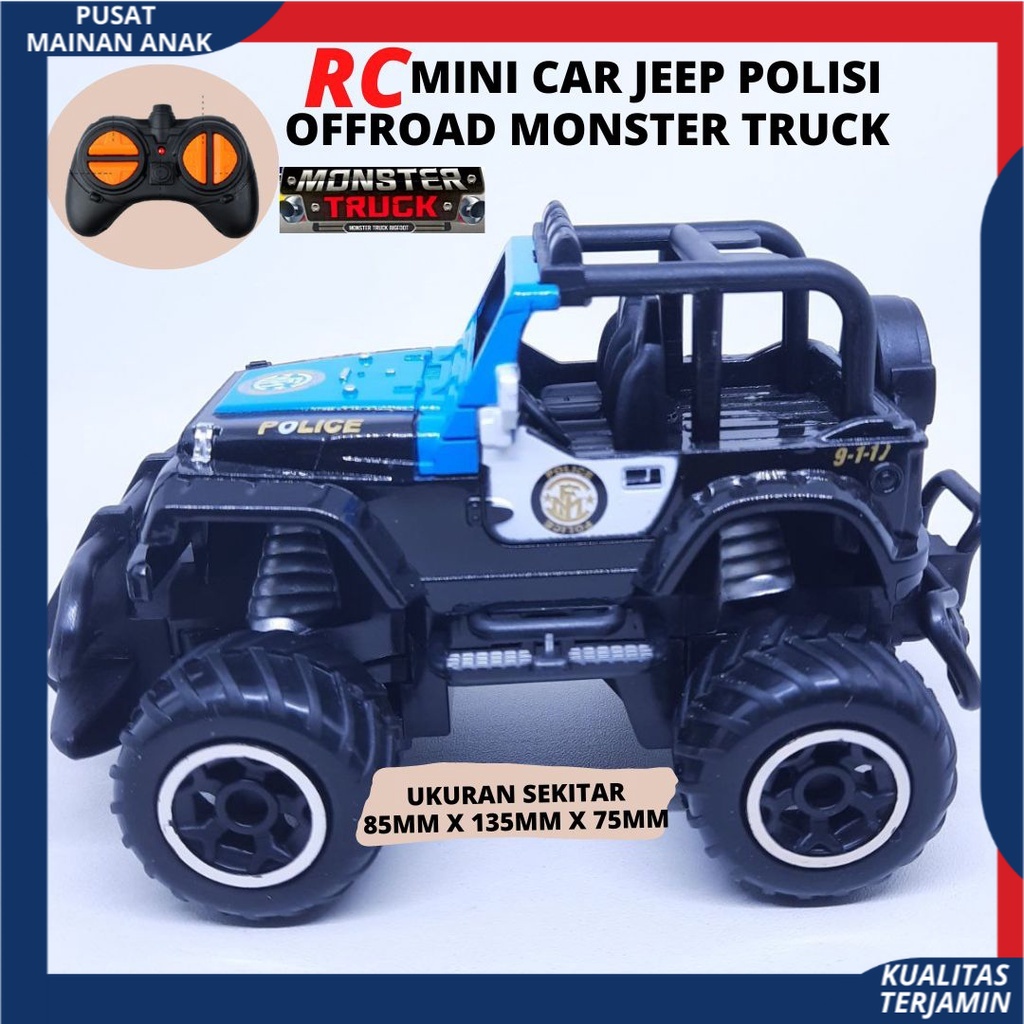 Mainan Mobil Remot Kontrol / RC Rock Crawler Mobil Remote Kontrol Jeep Off Road Mini TERBARU