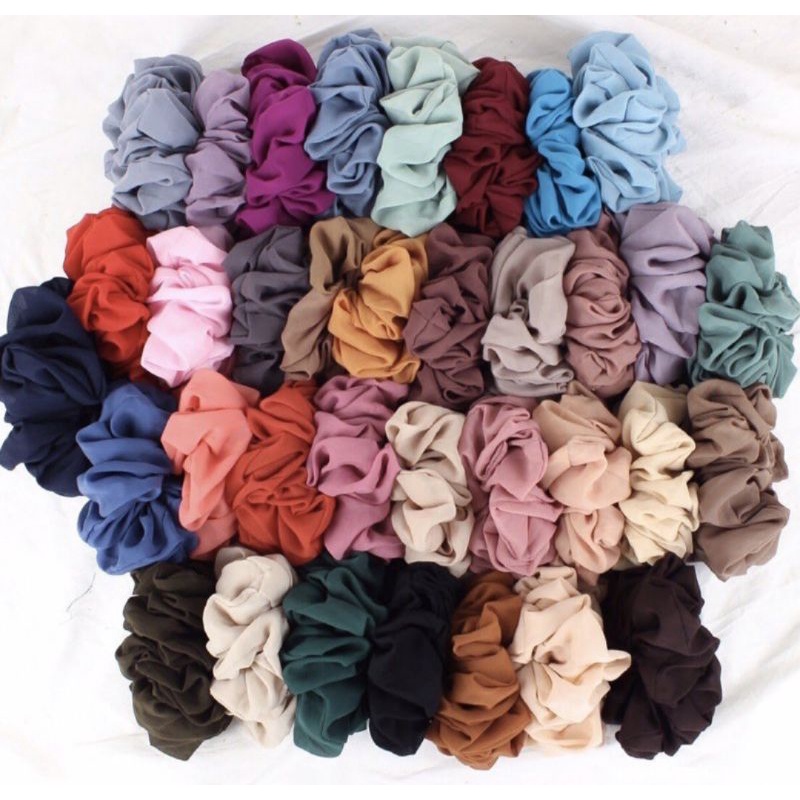 Ikat Rambut Cepol Hijab Scrunchie