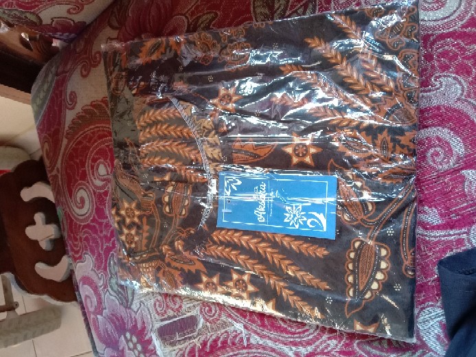 [ Terbaru ] Atasan Batik Wanita Kerja Kantor Ori Shabirah Batiksolo Blouse Blusebatik Batikmodern Xl