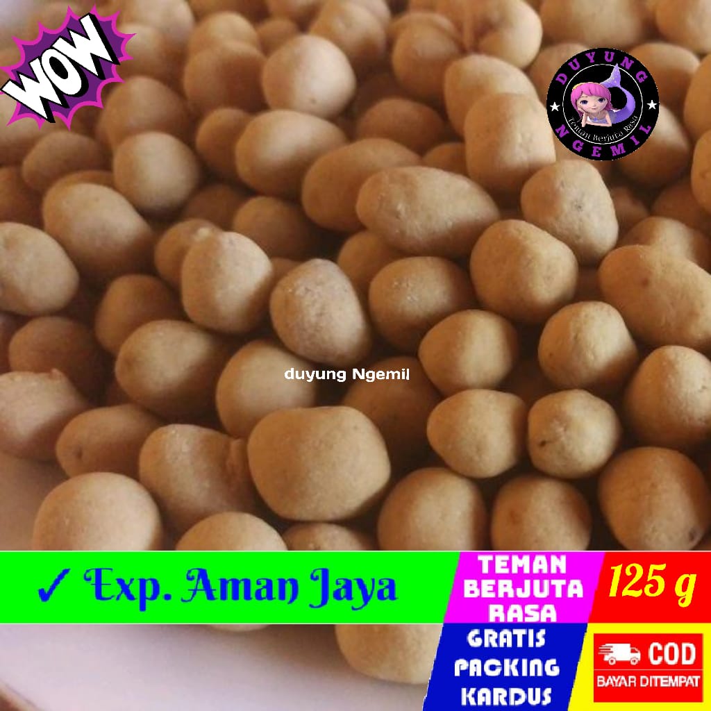 

Kacang Atom Panggang 125g / Kacang Telur Oven - Duyung Ngemil - makanan ringan jajanan jadul camilan termurah jajanan murah cemilan sehat snack kiloan