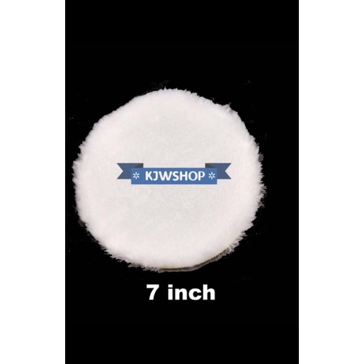 Wool Poles Mobil 7" Wool Polishing 7" Backing Velcro Wool Poles 7 Inch Velcro Wool Poles Ukuran 7" T