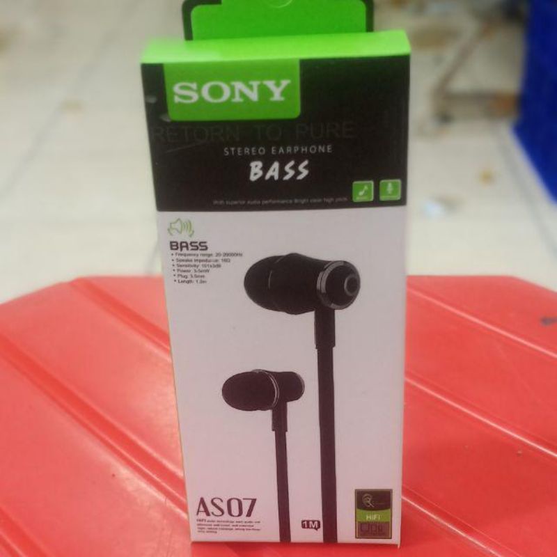 PROMO!!! Hf Handsfree Headset Branded AS07 Bass Murah Meriah