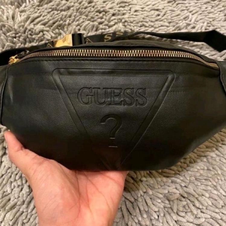 TERBAR UWAISTBAG GUESS /TAS SELEMPANG GUESS/ TAS WATERPROOF / WAISTBAG ANTI AIR/waist bag guess pria