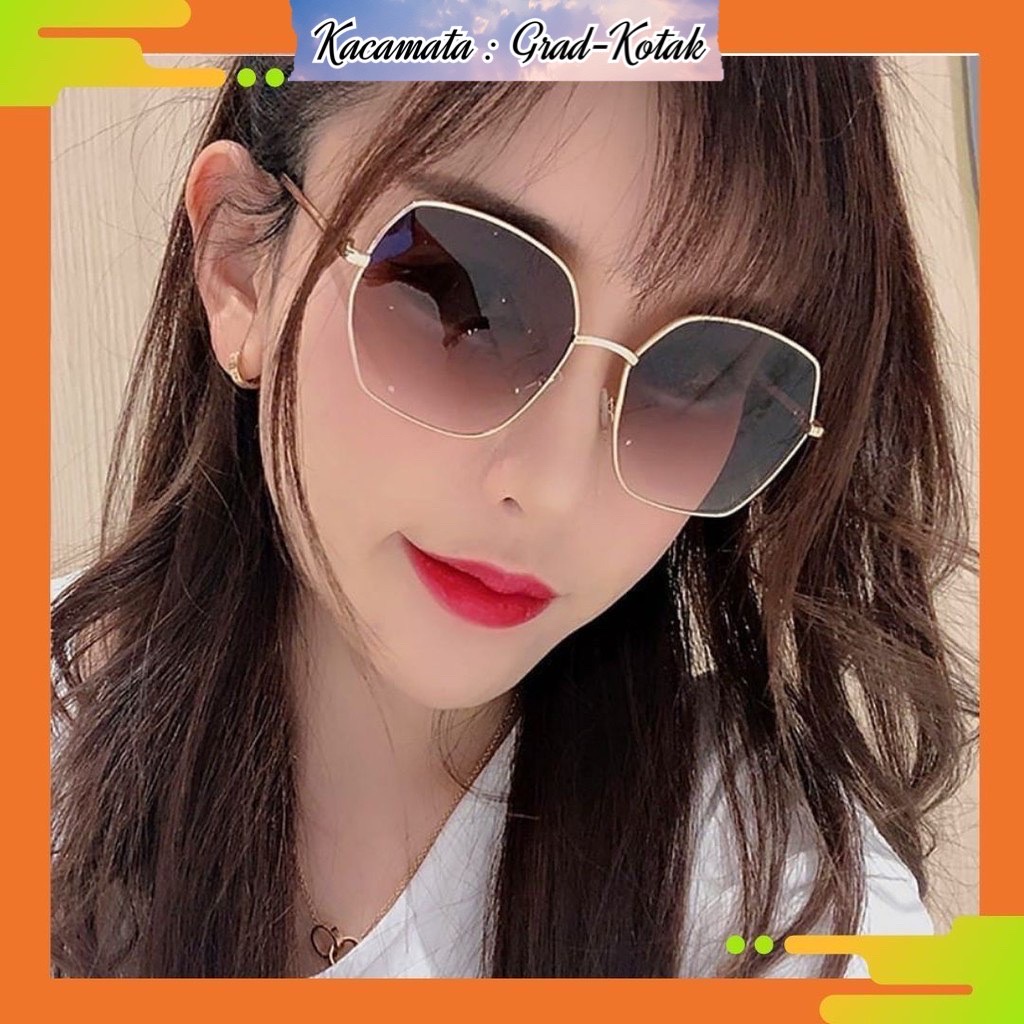 kacamata fashion hitam warna grad kotak kacamata gradasi warna fashion premium grad kacamata glasses