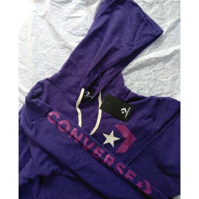 converse purple hoodie