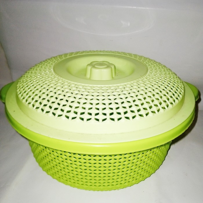 bakul nasi plastik wakul motif anyaman