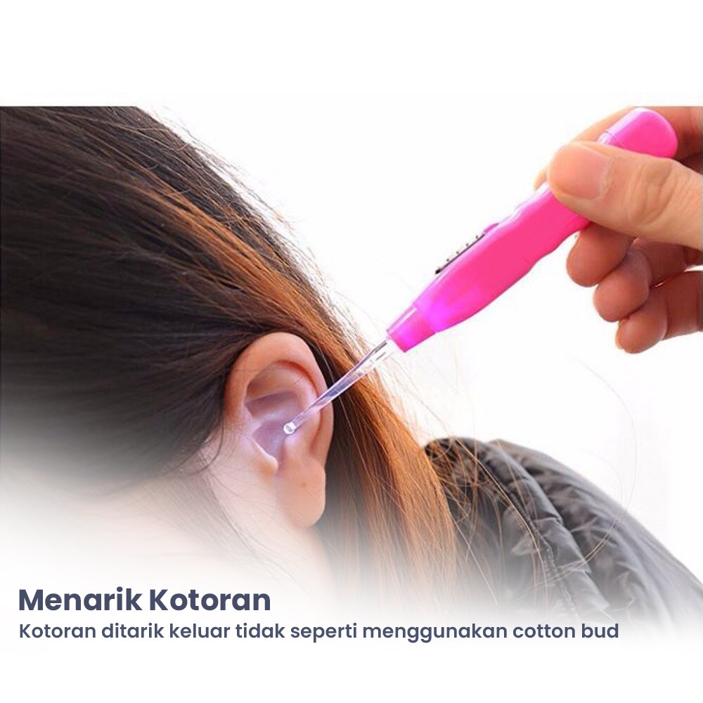 Korek Kuping Nyala Earpick With Flashlight