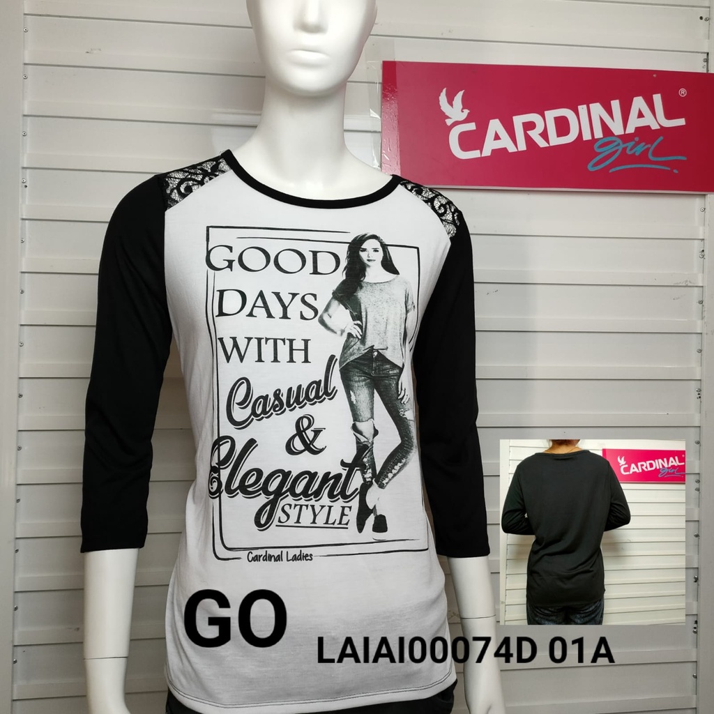 BB CA CARDINAL GIRL Kaos Cewek Baju Atasan Perempuan Pakaian Wanita Lengan Pendek