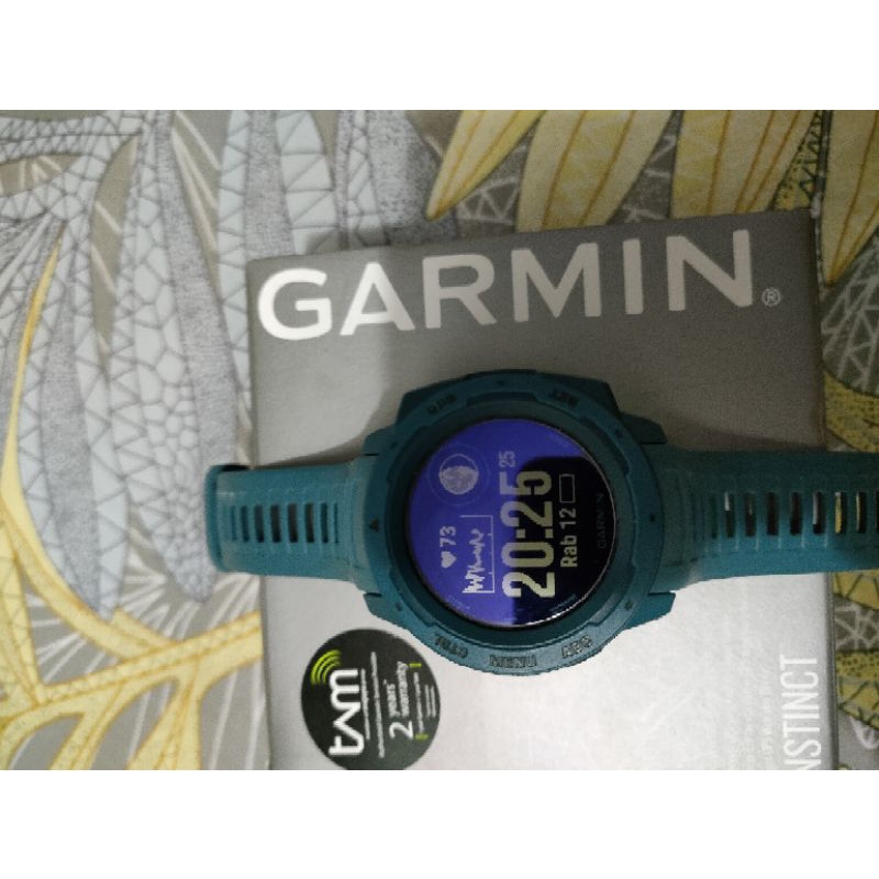 GARMIN INSTINCT SECOND LIKE NEW GARANSI