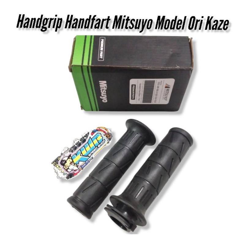 HANDGRIP HANFAT KAZE SARUNG GAS KAZE DETAIL ORIGINAL Handgrip gand grip Handfat Posel kawasaki Kaze Mitsuyo Import Mirip Original