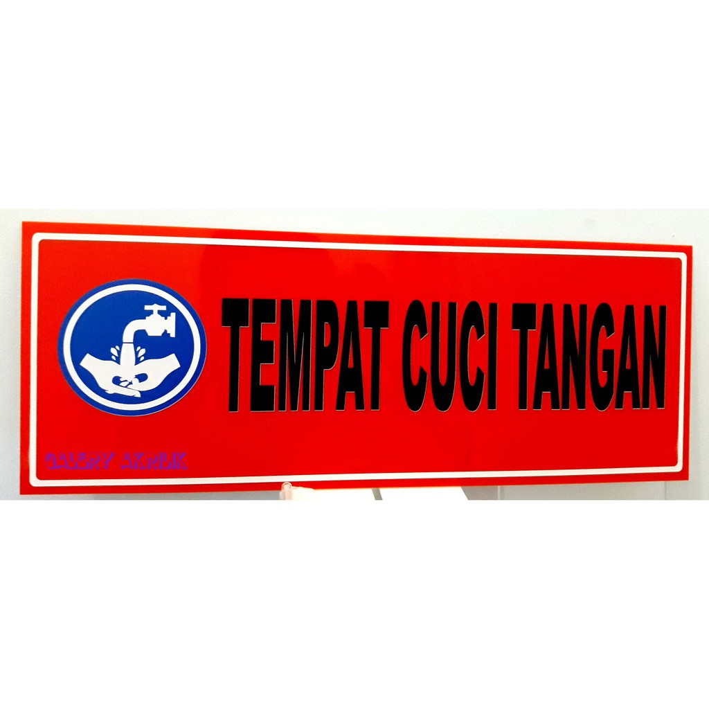 

Sign Label Acrylic Custom Papan nama akrilik custom
