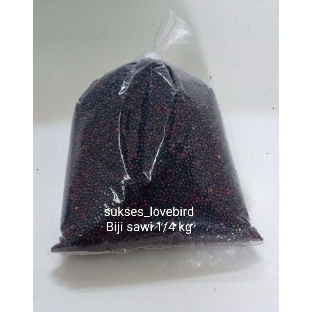 Biji sawi 1/4 kg makanan burung
