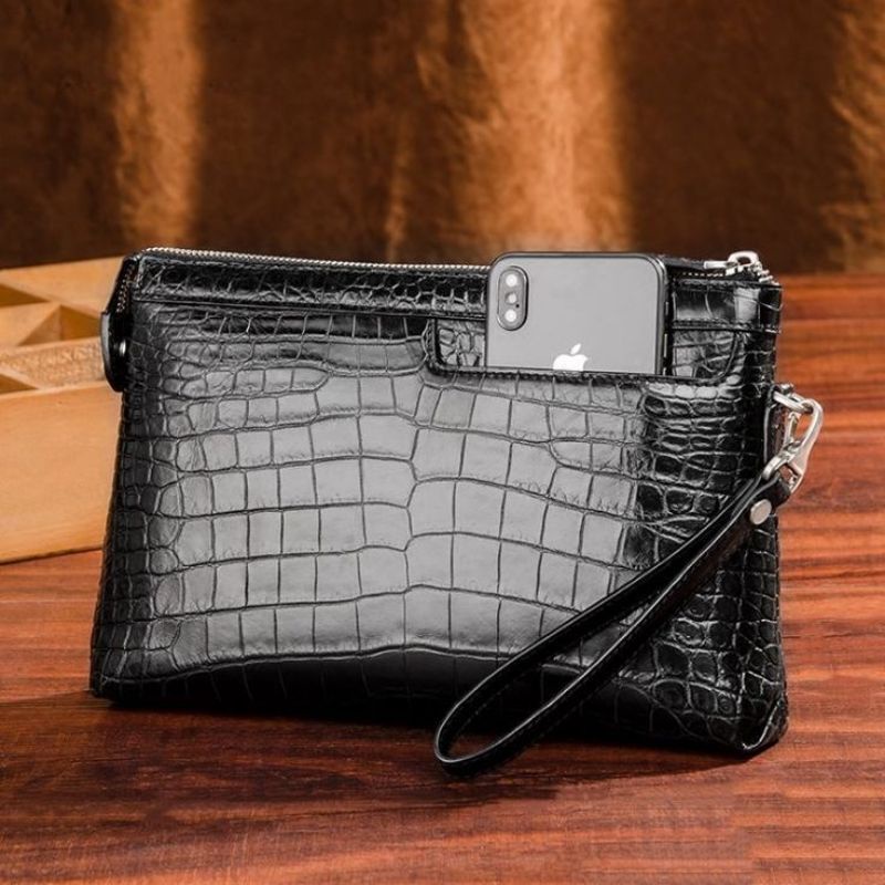 Dompet Wanita Pria Panjang Kulit Handbag Clutch SSCO XZ Croco Edition