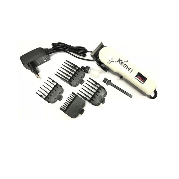 NEW Alat Cukur Rambut Rechargeable Digital Hair Clipper Kemei KM-809 A