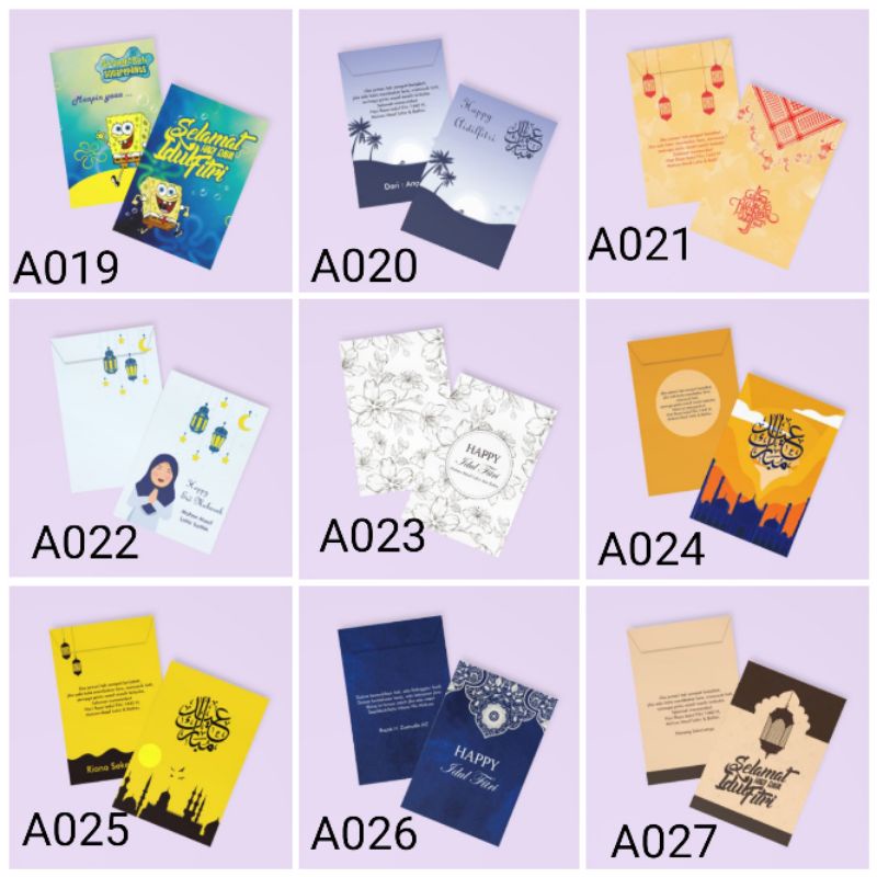

Angpau lebaran costum