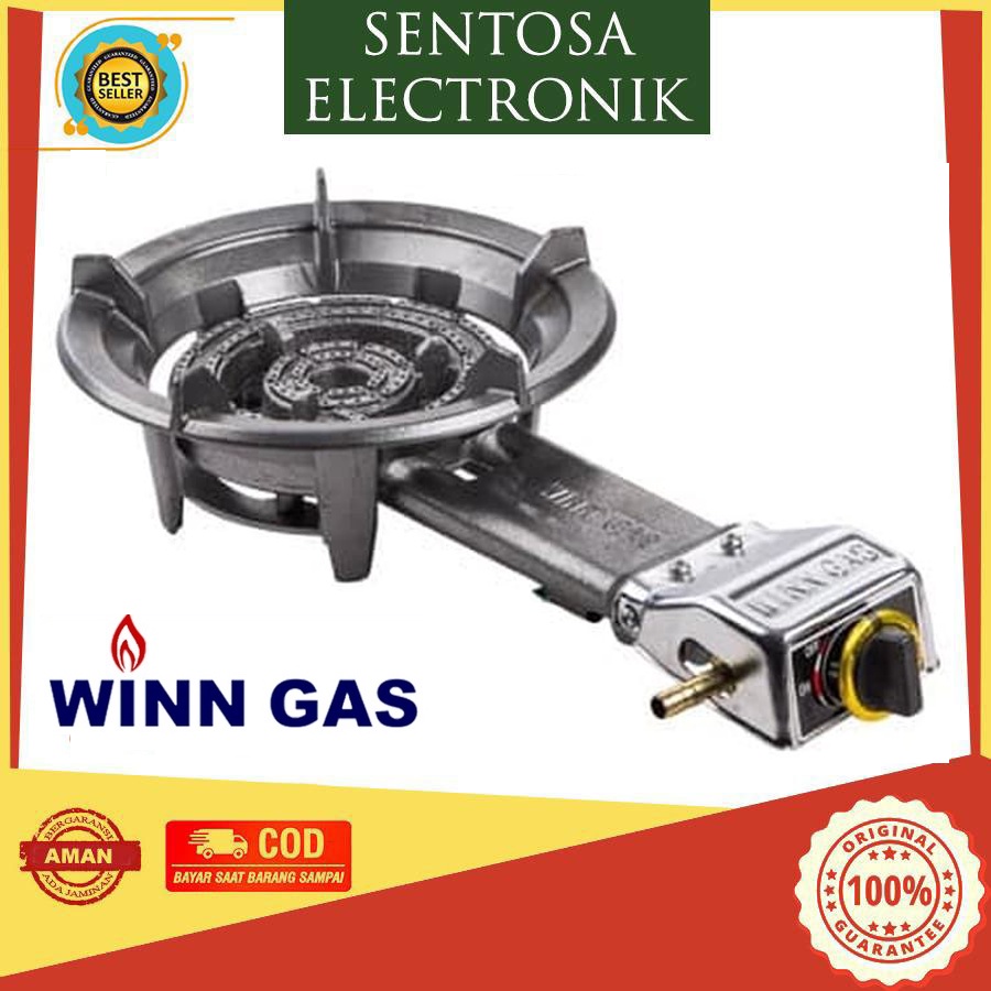 Kompor Gas 1 Tungku Winn Gas W 31A/Kompor Mawar/Kompor Komersial W 31A