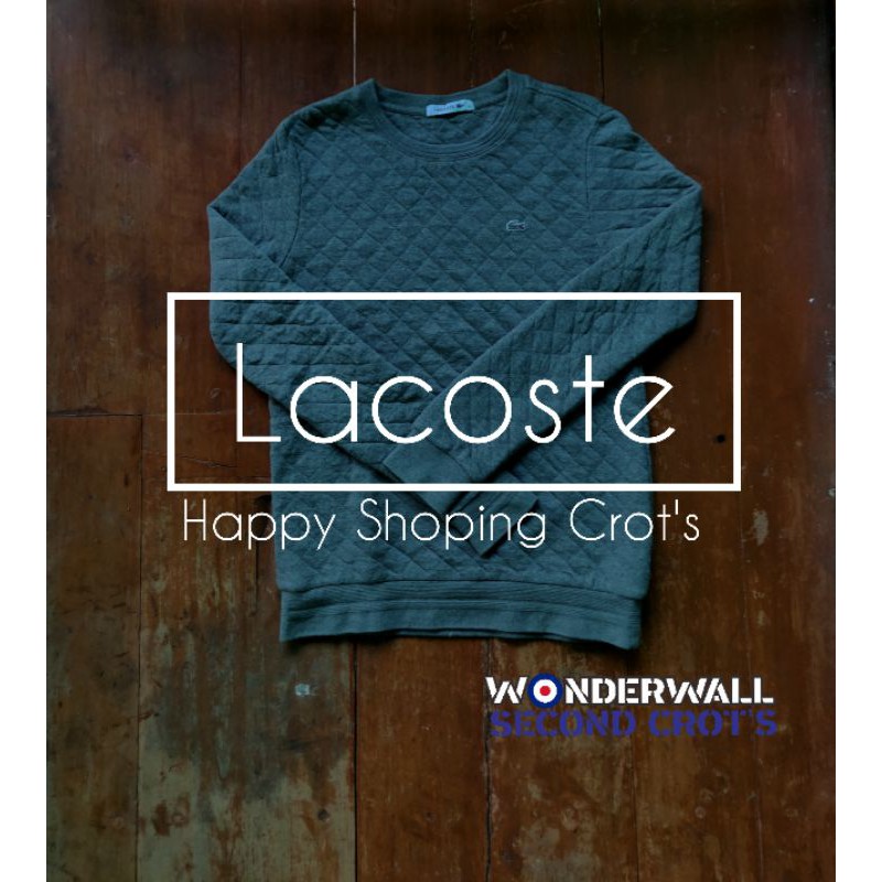 Crewneck Lacoste Second Original