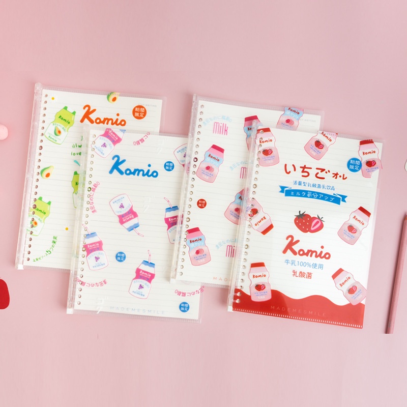 

KOMIO FRUITY MILK DRINK - A5/B5 LOOSE LEAF NOTEBOOK