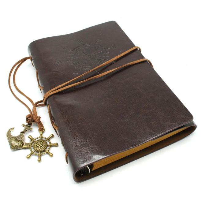 

Buku Catatan Binder Kulit Retro Pirate - 8005 [Coffee]v