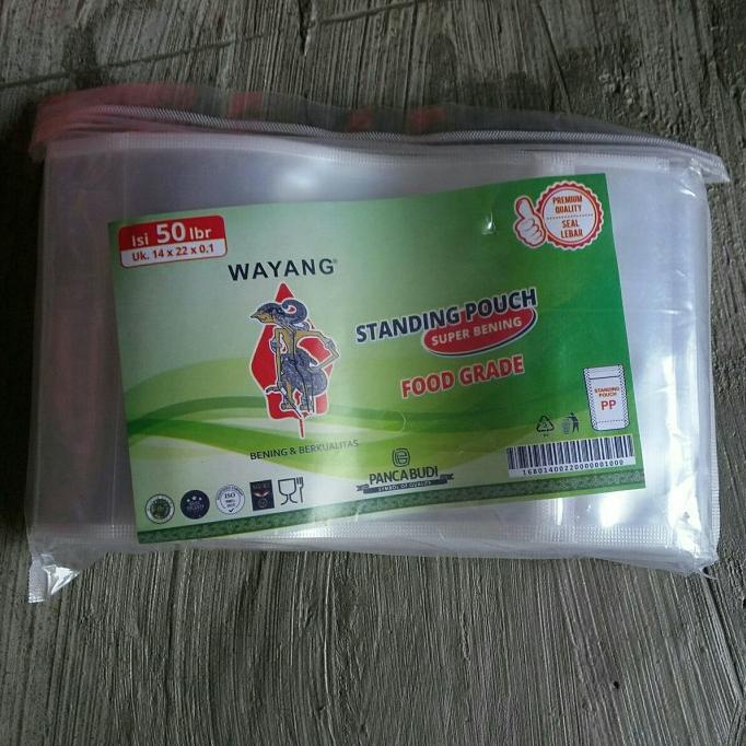 Plastik Standing Pouch 14x22