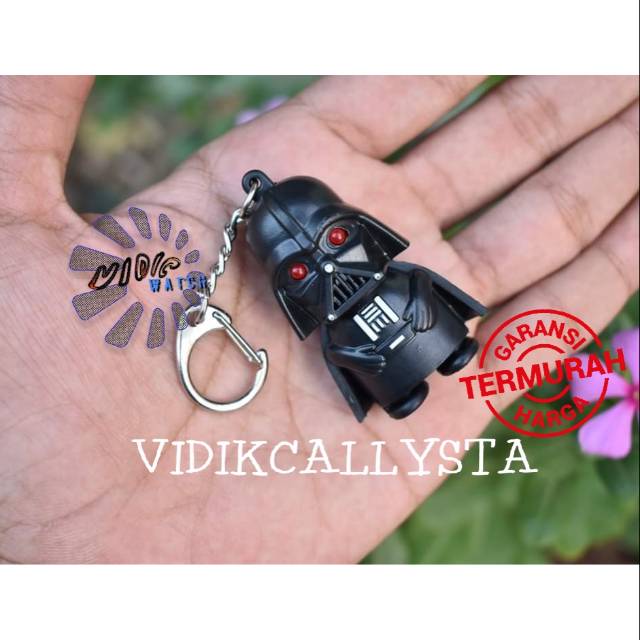 Star wars keychain Darth Vader Led Gantungan Kunci