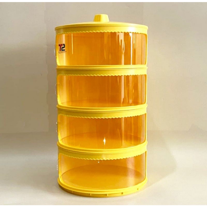 Food Storage Multi Layer/ Food Storage 4 Layer renda warna bahan tebal TRITU / Tudung Saji Viral