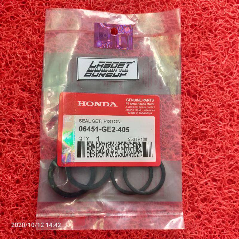 SEAL SIL SET PISTON KALIPER CALIPER REM HONDA SUPRA FIT X 125 FIT NEW MEGAPRO TIGER LAMA TIREV REVO 