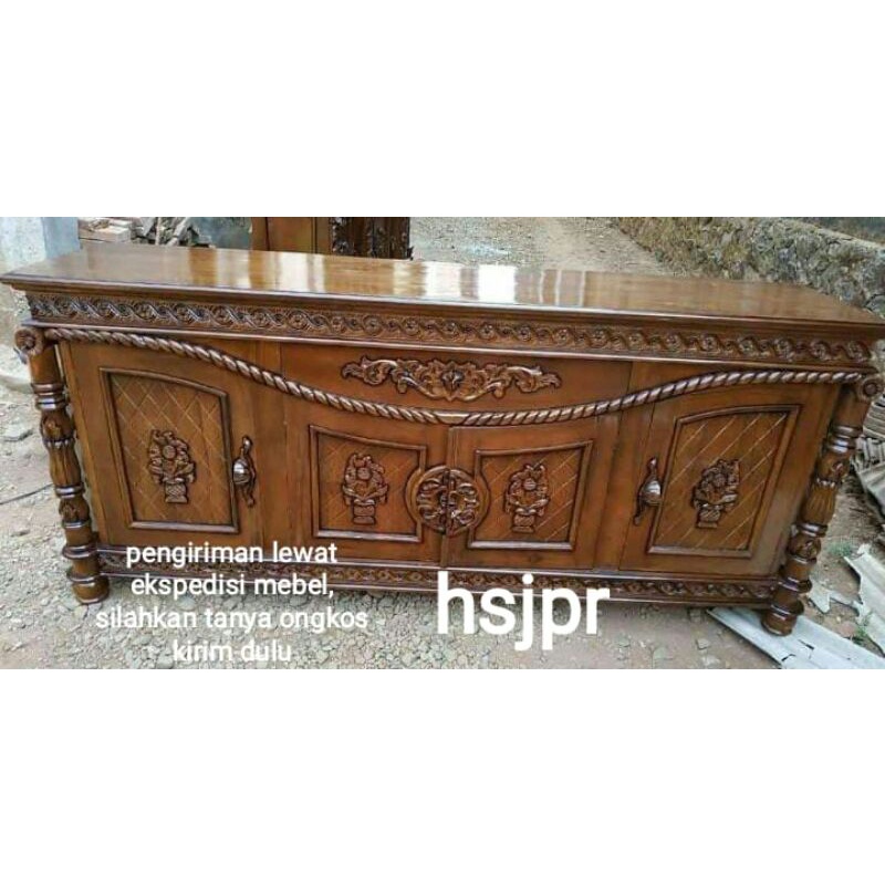 buffet ukir jati jepara