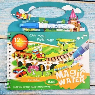 Magic Coloring Book Besar Magic Water Book Buku Mewarnai Ajaib
