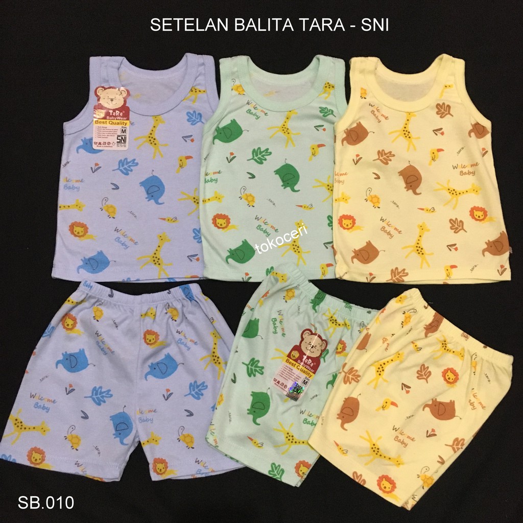 SETELAN BALITA TARA KUTUNG WARNA | Shopee Indonesia