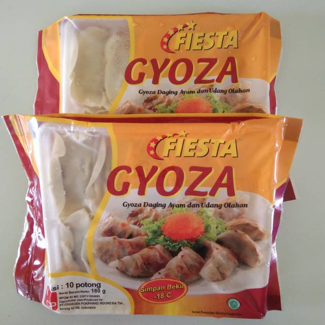 

Gyoza ayam + udang fiesta 180gram