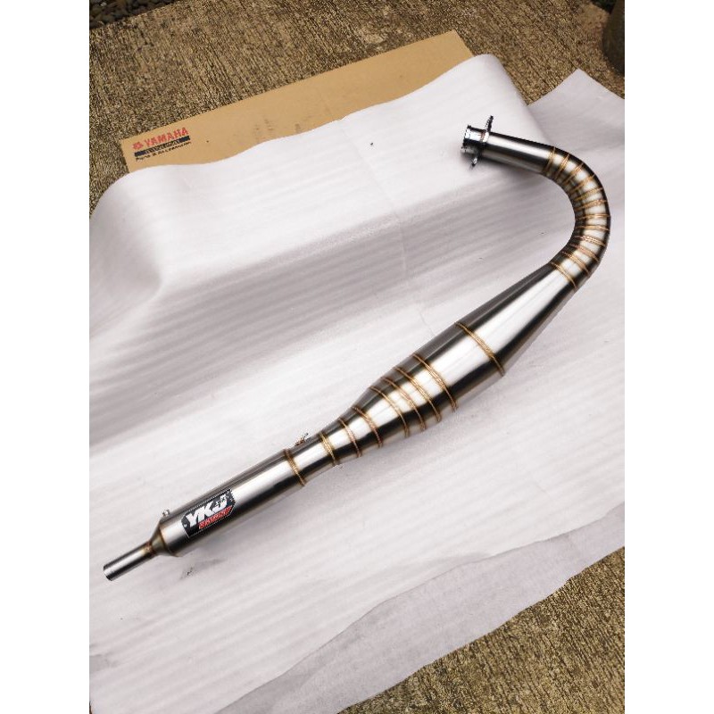 Knalpot RX King YKJ Kolong Python Stainless Super Garing Anti Karat Original YKJ Istimewa