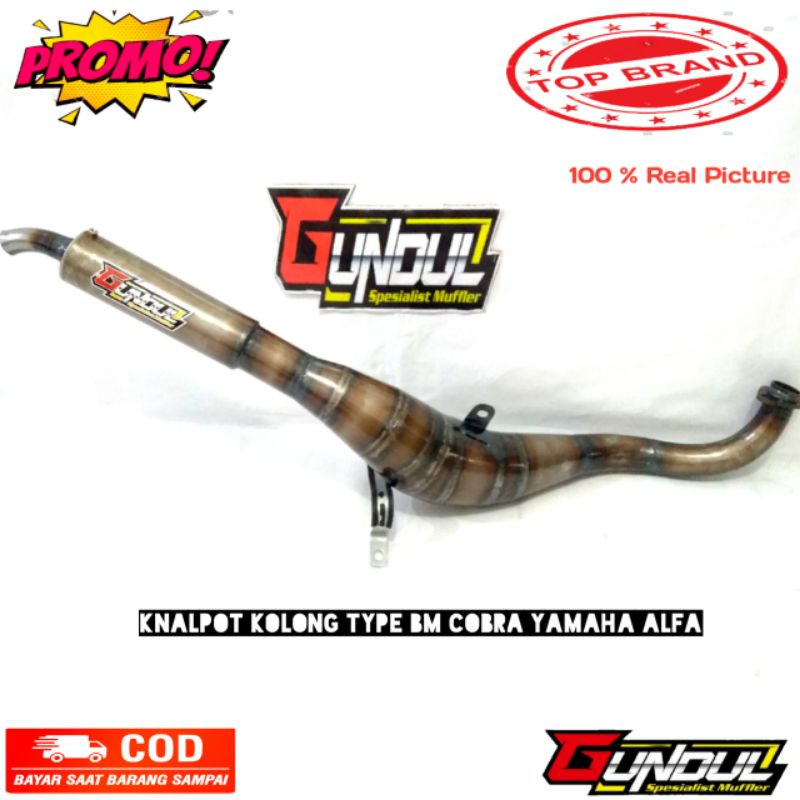 Jual Knalpot Yamaha Alfa Knalpot Alfa Champ Zigma Model Kolong Bm Power ...