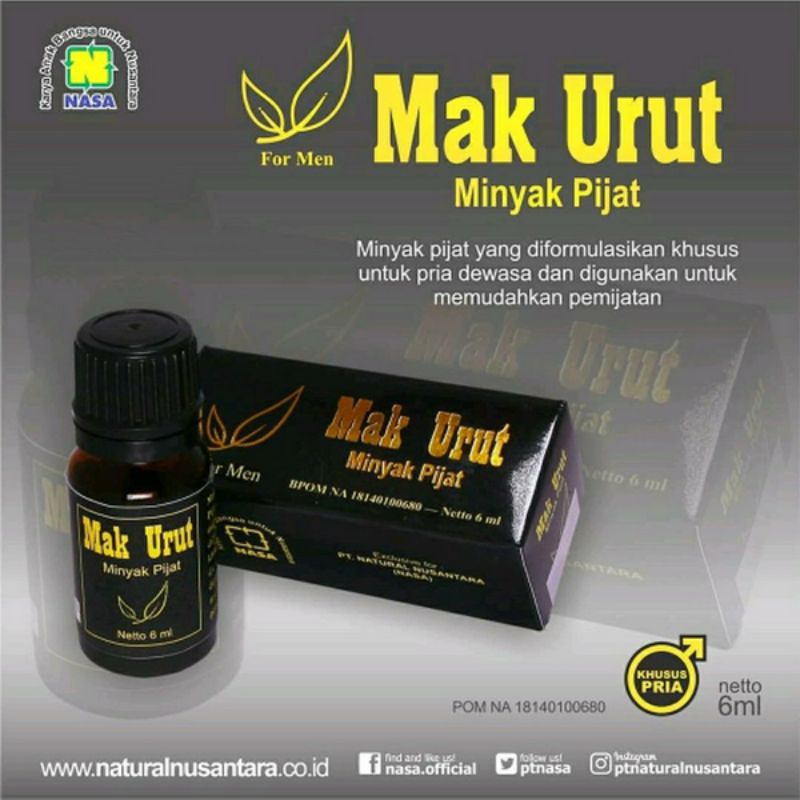 MAK URUT HERBAL NASA ASLI ORIGINAL