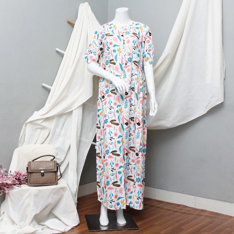 Daster Lengan Pendek Short Sleeve Series By Squada