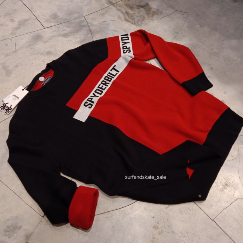 Sweater pria Spyderbilt Motif lengan panjang