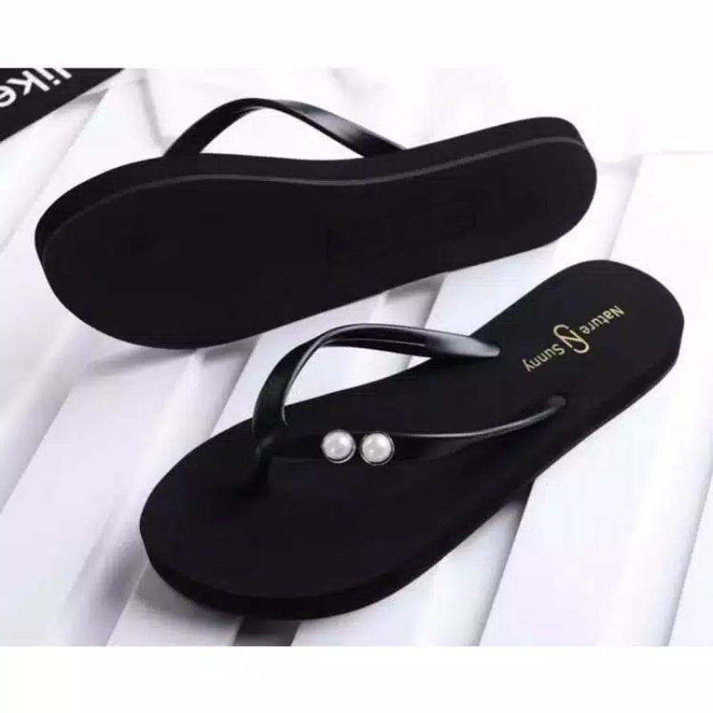 Sandal Jepit Motif Mutiara Sandal Murah Sandal Spons Lucu dan Imut