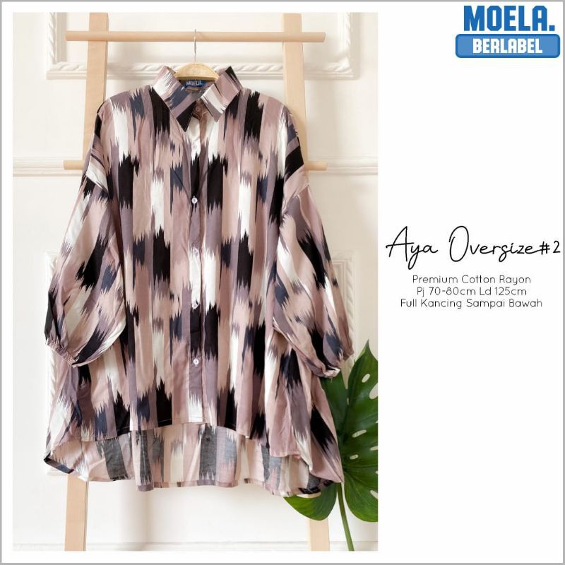 AYA OVERSIZE TUNIK / AYA BLOUSE OVERSIZE BY MOELA