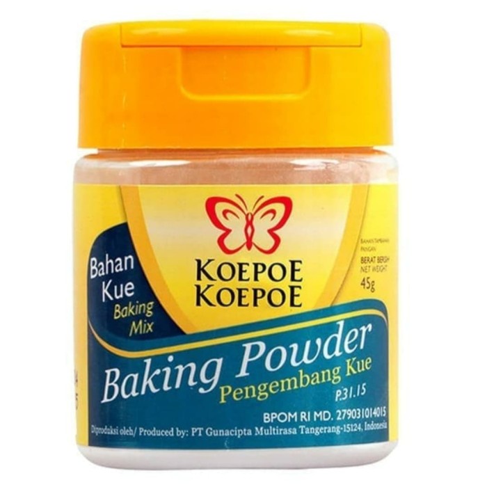 

BAKING POWDER / PENGEMBANG KUE KOEPOE KOEPOE 45g