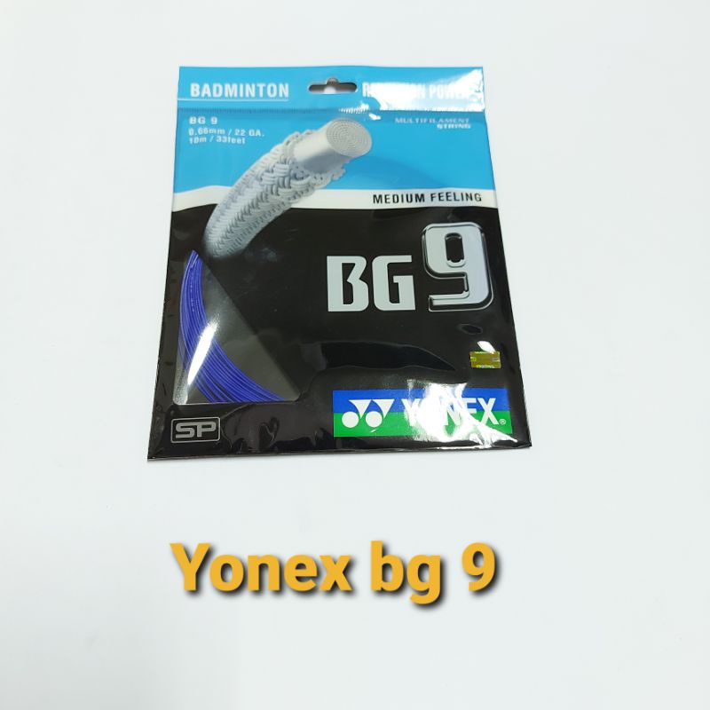 senar badminton yonex original / senar raket yonex BG 9