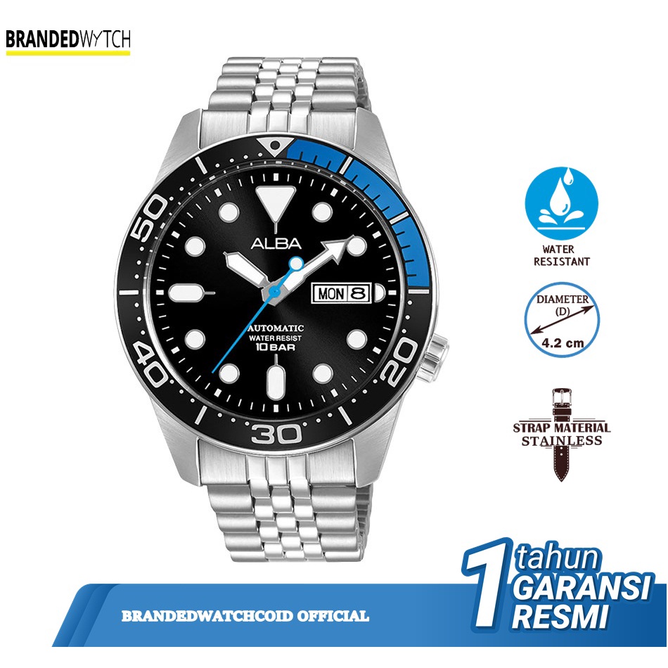 Jam Tangan Alba AL4195X1 Pria Original Alba Pria AL4195 Diameter 4,2 cm