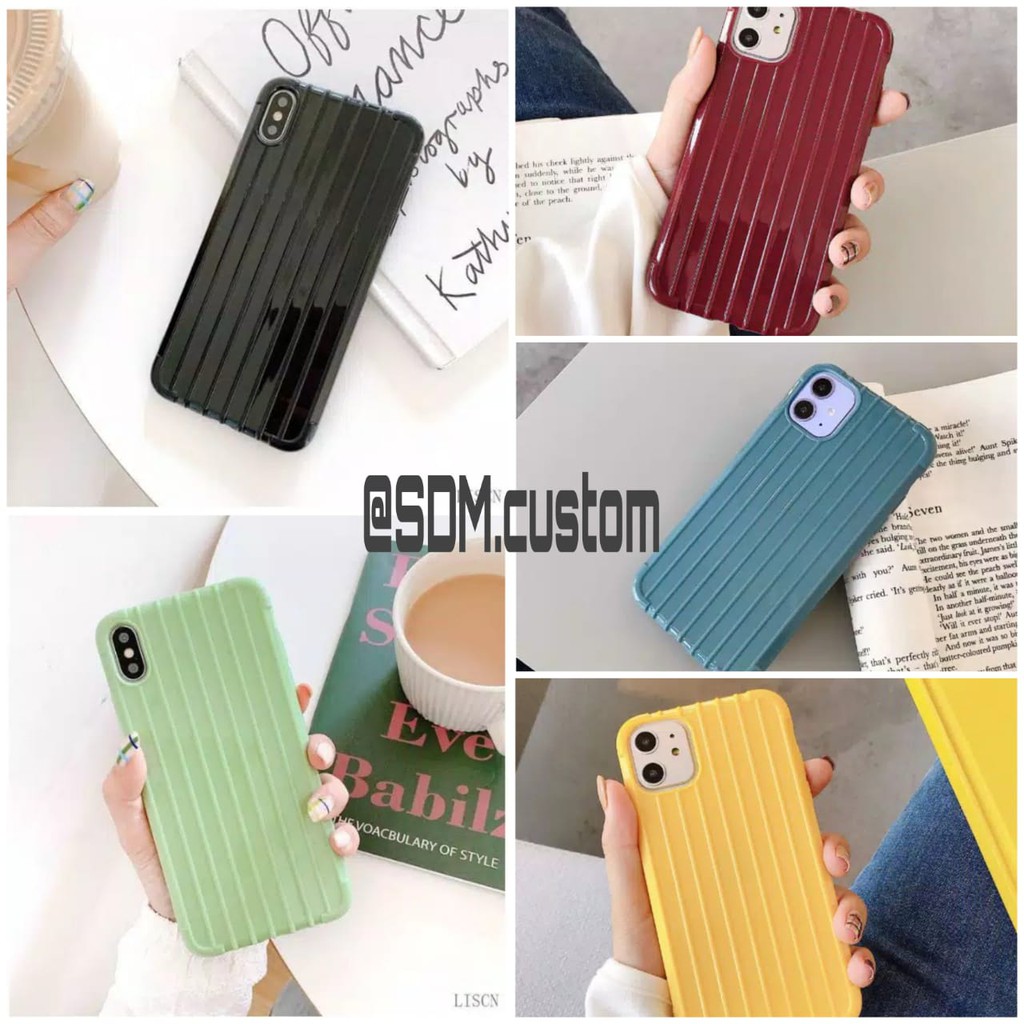 Case Koper OPPO A53 2020 / A33 2020 Silikon Garis Softcase
