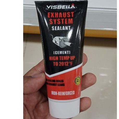 Visbella Exhaust System Sealant / Lem Cement Penambal Knalpot Tahan Panas